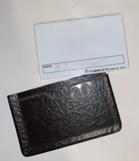 LS-701H CANON Flash Card Solar Calculator Credit #3