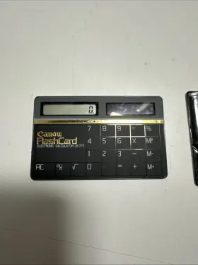 LS-777 CANON Flashcard Calculator