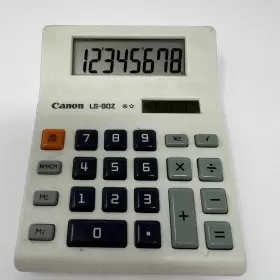 LS-80Z CANON Calculator Mini Solar Power #2