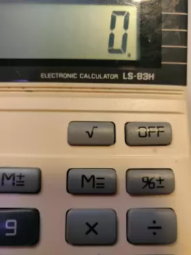LS-83H CANON Solar Calculator #2