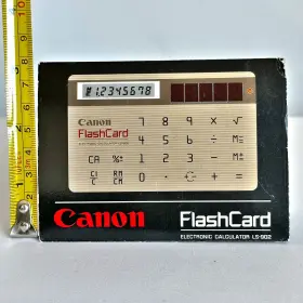 LS-902 CANON Flashcard Calculator Box #2