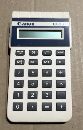 LX-33 CANON Battery Calculator