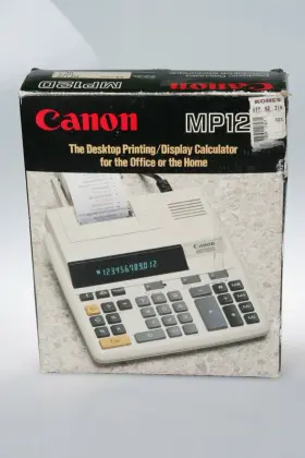 MP12D CANON Printing Display Calculator Box
