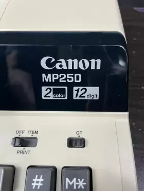 MP25D CANON Desktop Calculator #2