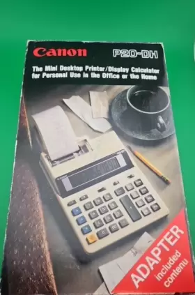 P20-DH CANON Desktop Calculator Printer Box Paper Rolls