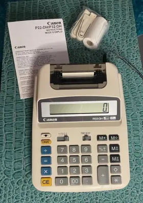P22-DH CANON Mini Desktop Printing Calculator Adding