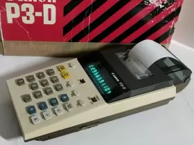 P3-D CANON Palm Printer Calculator Box Paper Ink Roll #2