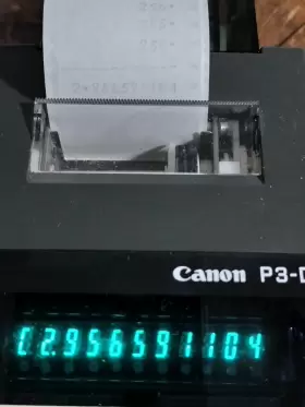 P3-D CANON Palm Printer Calculator Box Paper Ink Roll #3
