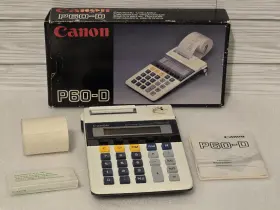 P60-D CANON Calculator Adding Box
