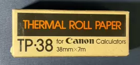 TP-38 CANON Thermal Rolls Calculator Sib