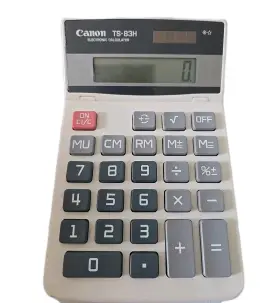 TS-83H CANON Solar Calculator