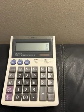 TX-1010H CANON Calculator Solar