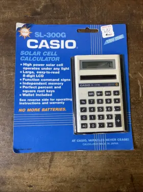 HS-8 CASIO Solar Cell Calculator