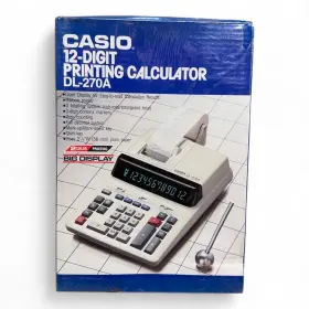 DL-270A CASIO Desktop Big Display Printer Calculator