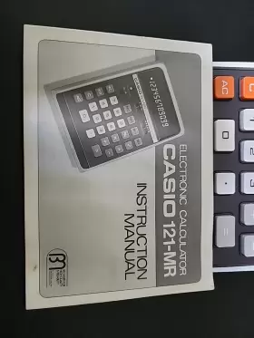 121-MR CASIO Calculator Manual #3