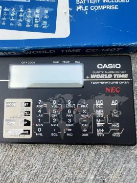 CC-140T CASIO Nec Temperature Calculator Credit Card #2
