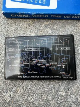 CC-140T CASIO Nec Temperature Calculator Credit Card #3