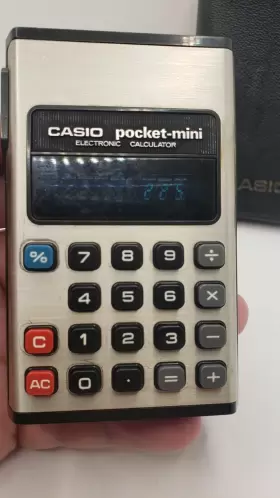 CP-801C CASIO Pocket Mini Calculator #2
