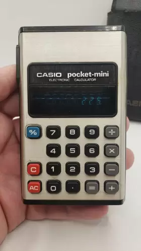 CP-801C CASIO Pocket Mini Calculator #3