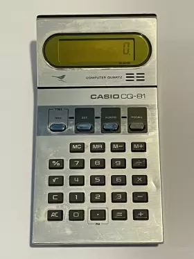 CQ-81 CASIO Quartz Calculator Timer Alarm #2
