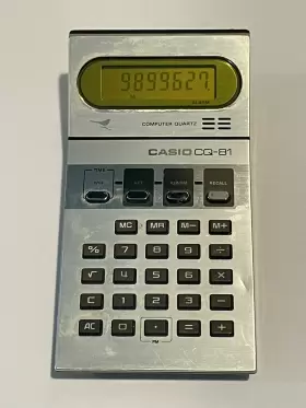 CQ-81 CASIO Quartz Calculator Timer Alarm #3