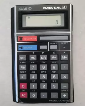 DC-150A-750A CASIO Data Pocket Calculator DC-150A-750A CASIO Data Pocket Calculator