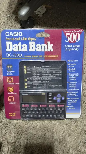 DC-7500A CASIO Data Bank