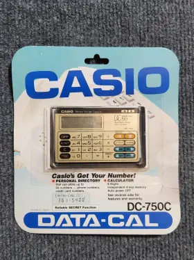 DC-750C CASIO Data Calculator Directory Nos
