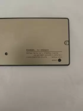 DC-850GD CASIO Calculator Data #2