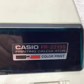 FR-2215S CASIO Printing Calculator Print Adding Creme #2