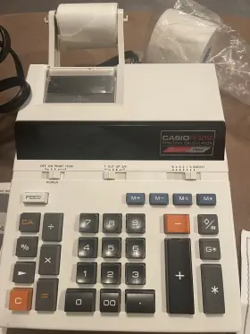FR2215C CASIO Printing Calculator Box Manual #2