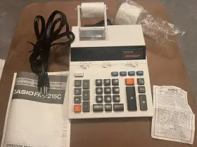 FR2215C CASIO Printing Calculator Box Manual