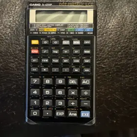 FX-4200P CASIO Scientific Calculator Dot Matrix Lcd Cover