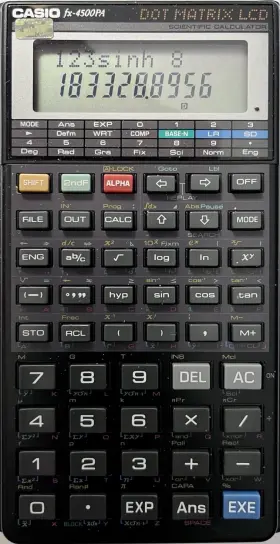 FX-4500PA CASIO Dot Matrix Scientific Program Calculator