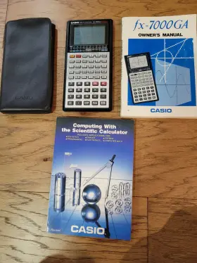 FX-7000GA CASIO Scientific Graphics Calculator Manuals