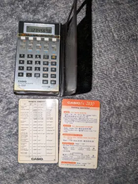 FX-7100 CASIO Scientific Calculator Cards