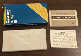 HL-805C CASIO Calculator Box #2