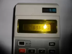 HL-806 CASIO Calculator Lcd Box #2
