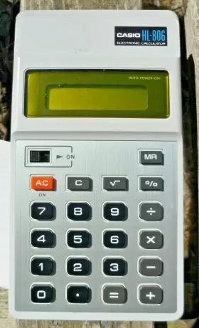 HL-806 CASIO Calculator Lcd Box