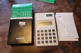 HL-809 CASIO Lcd Calculator Box Batteries