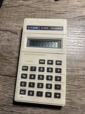 HL-810 CASIO Calculator Auto Power