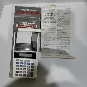 HR-8A CASIO Printing Calculator Digits Lcd #3