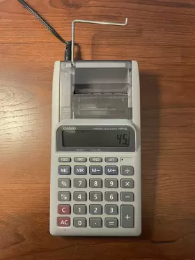 HR-8L CASIO Calculator Printer Gy