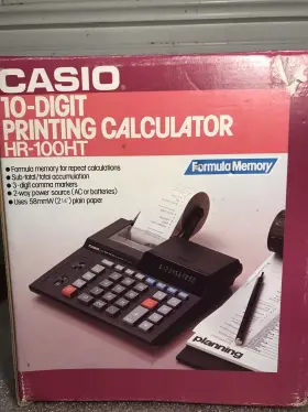 HR100HT CASIO Printing Calculator Box Adaptor #2