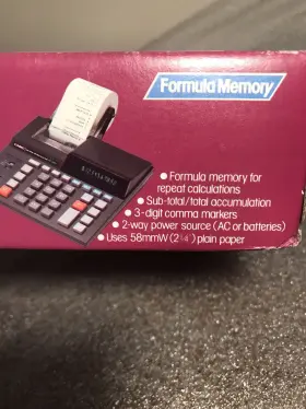 HR100HT CASIO Printing Calculator Box Adaptor #3