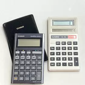 HS-8B CASIO Pocket Calculator Data High Power Solar Cell