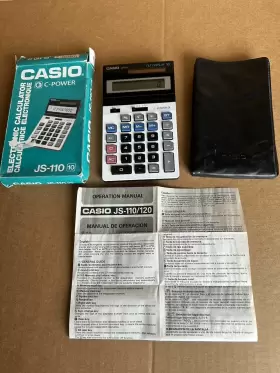 JS110 CASIO Calculator Power