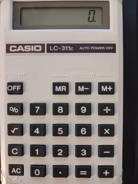 LC-311C CASIO Pocket Calculator