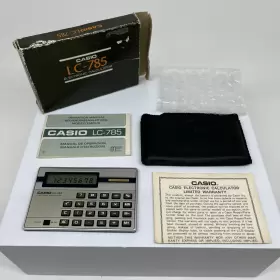LC-785B CASIO Calculator Box Operating Manual