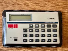 LC-786 CASIO Mini Card Credit Calculator Need Batteries #2